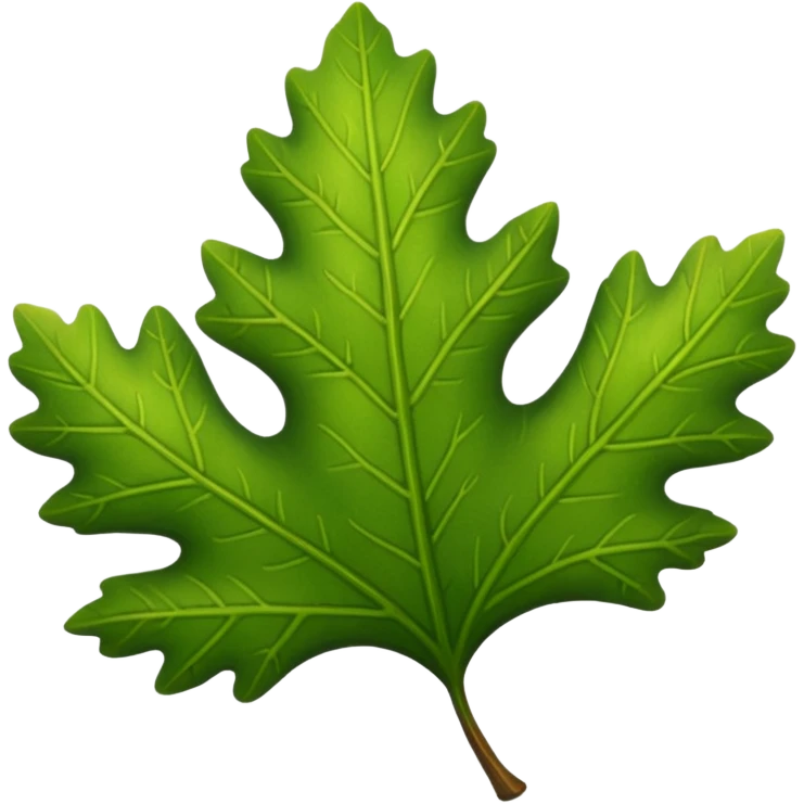 oak leaf emoji