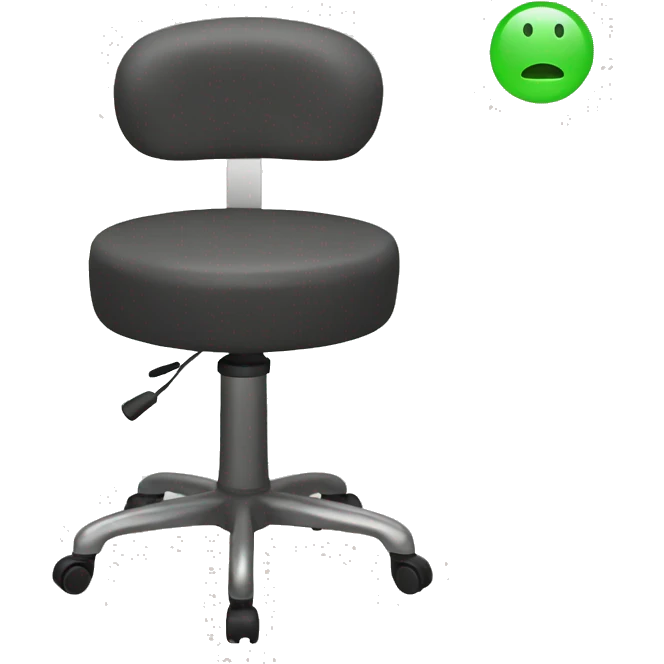 therapist massage stool emoji