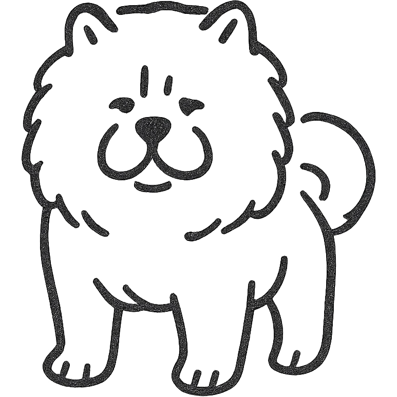 chow chow dog emoji