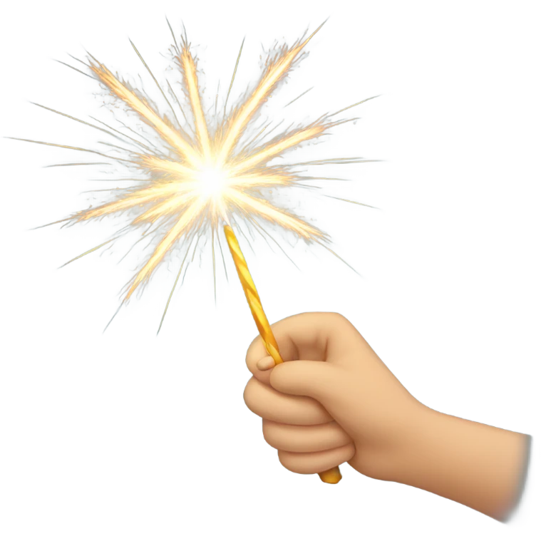 Birthday sparkler emoji
