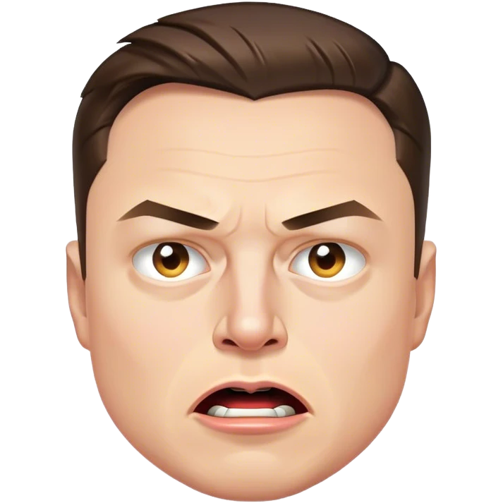 Angry elon musk emoji