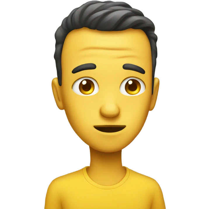 Yellow Side eye emoji emoji