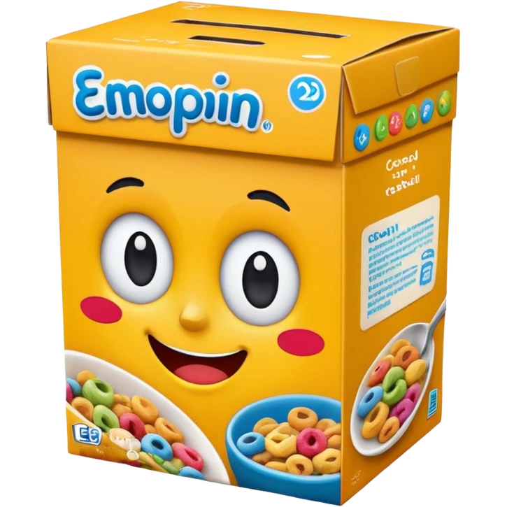 Cereal box emoji