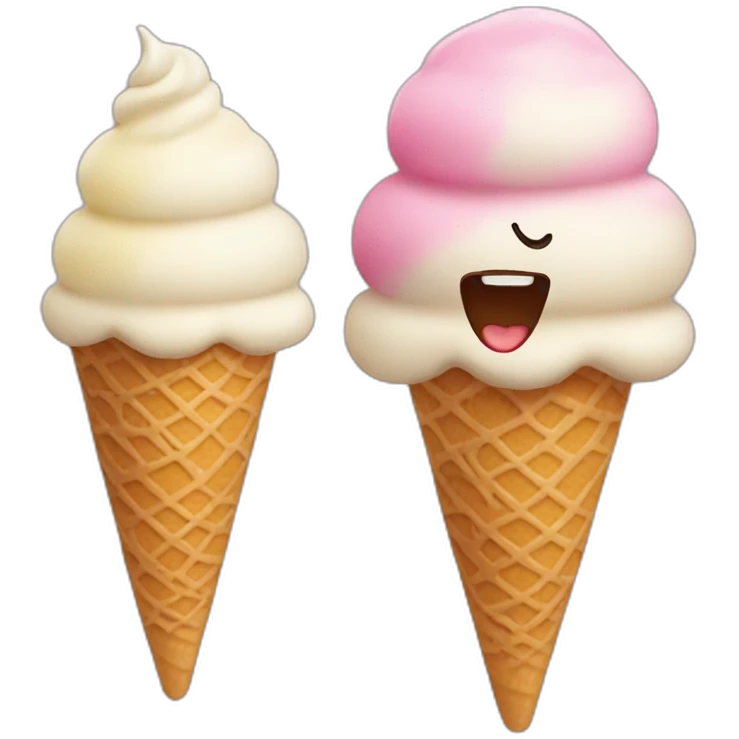 Running ice cream emoji