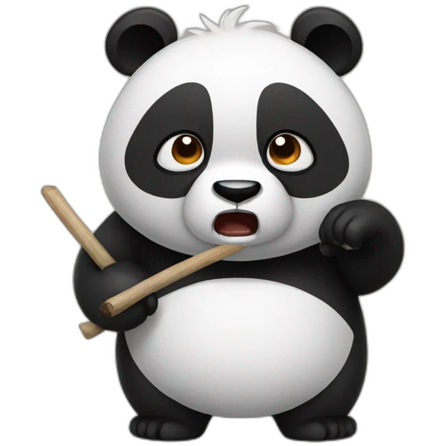 Angry panda  emoji