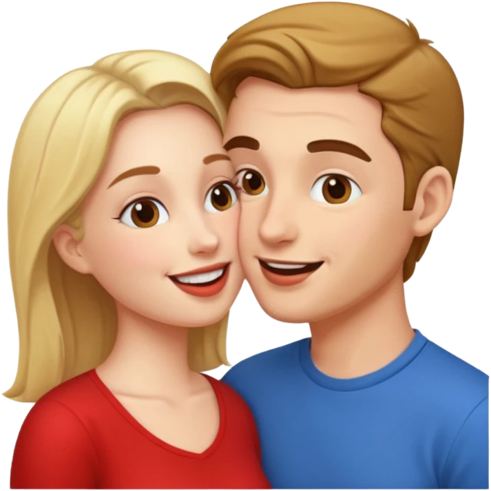 Couple kissing emoji
