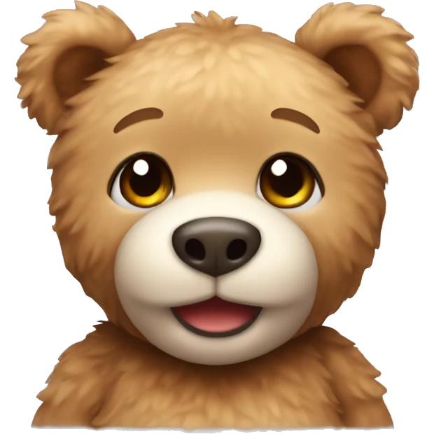 cute teddy bear emoji