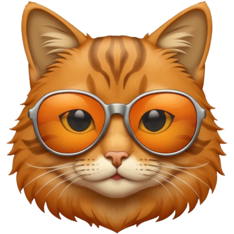 Cat wearing sunglasses emoji