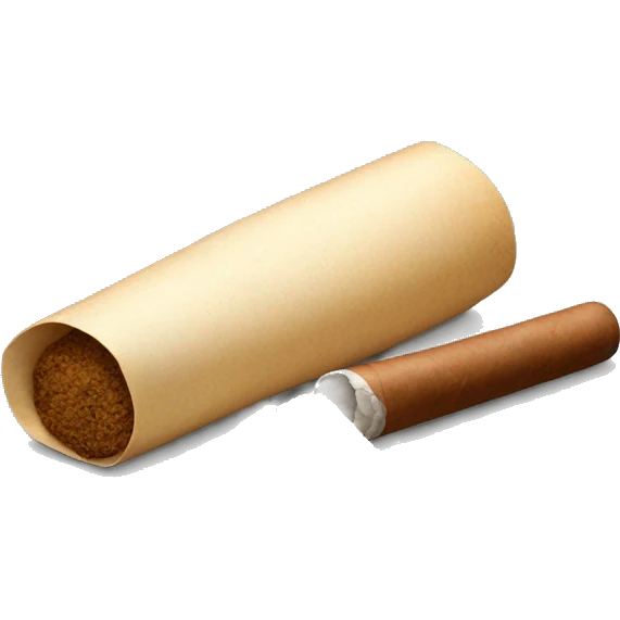 a bag of flour smokes a cigar emoji