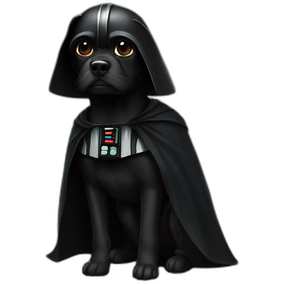 Dark-vador-dog emoji