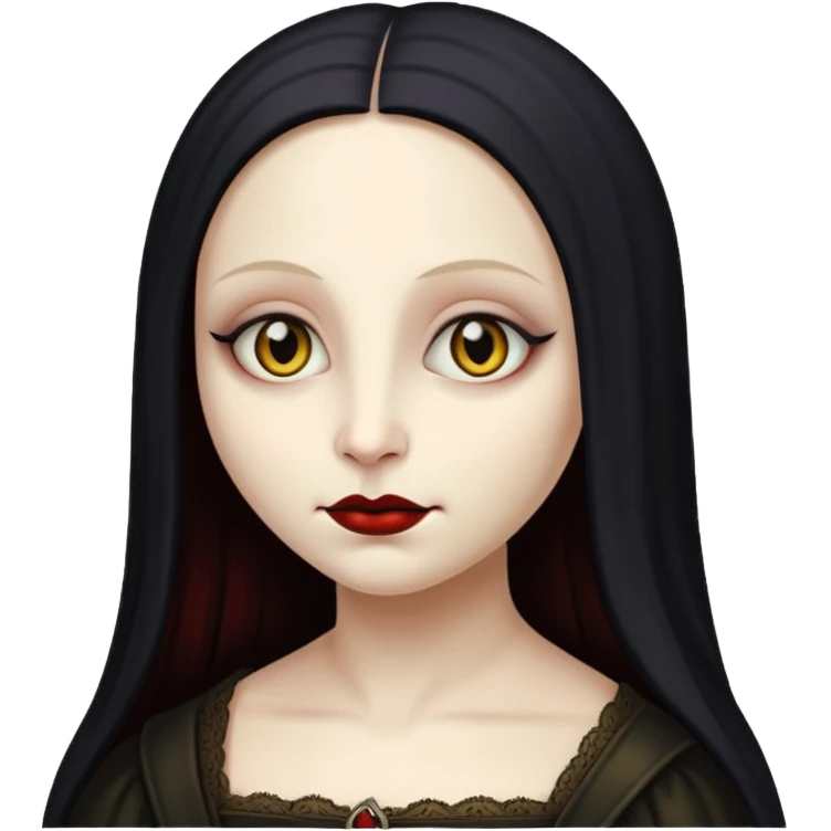 goth monalisa vampire SPAM meat portrait emoji