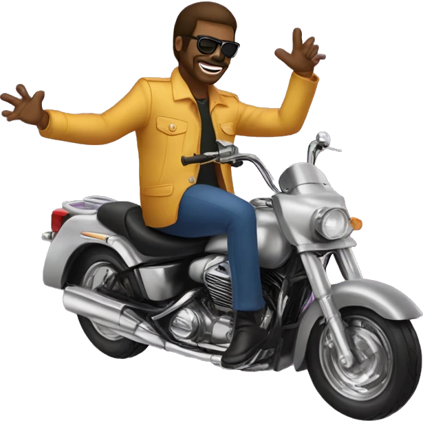 disco man riding a hore emoji