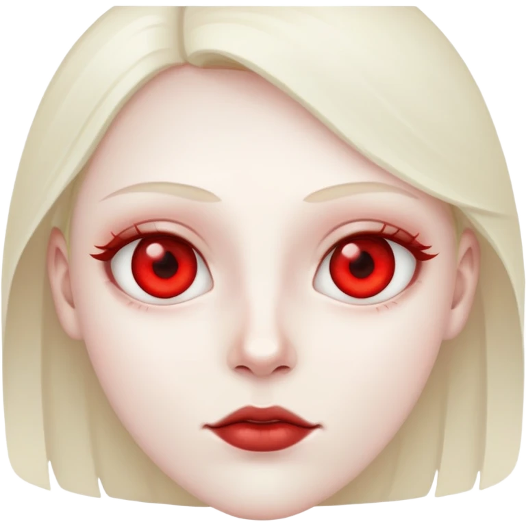 Person with red eyes emoji