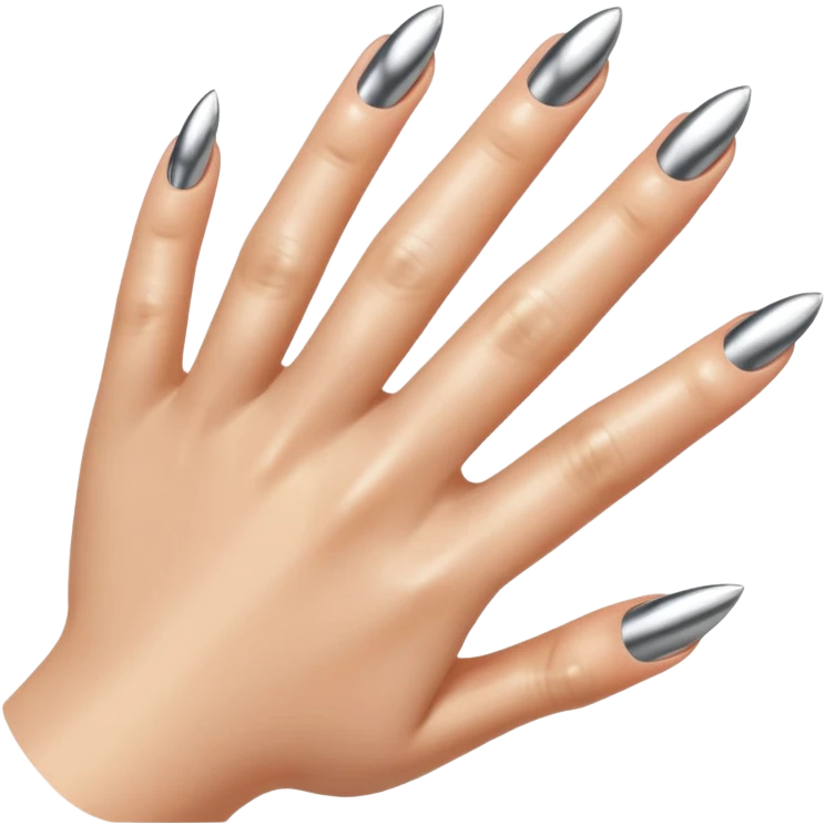 Chrome Fingernägel  emoji