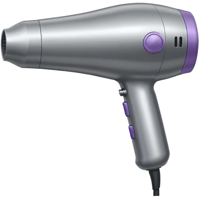 Secador de cabelo emoji