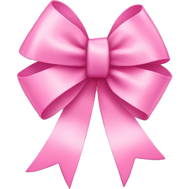 pink bow emoji