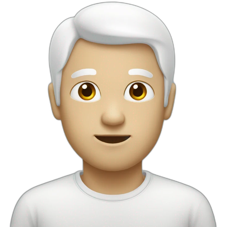 Humster with white heart emoji