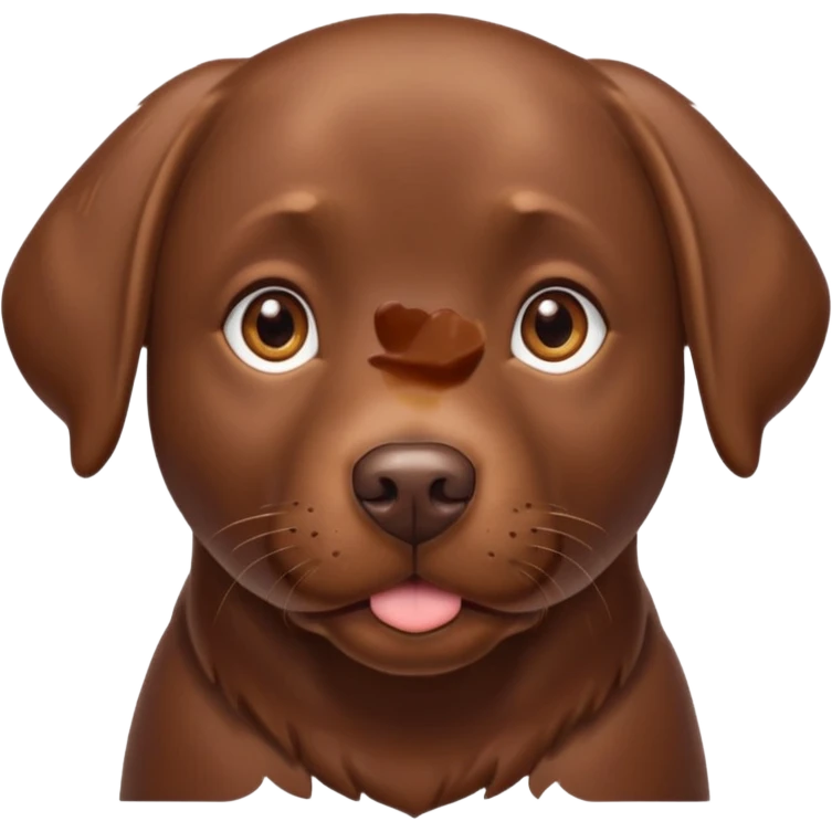 chocolate labrador emoji