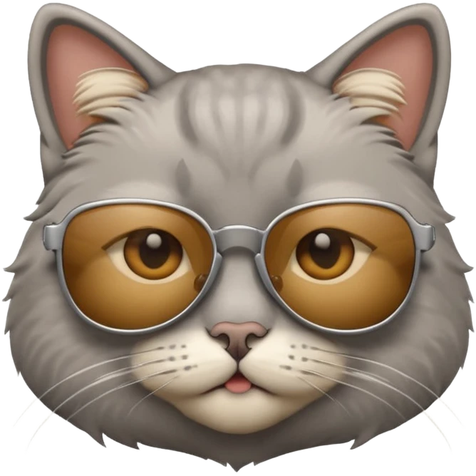 Cat wearing sunglasses emoji