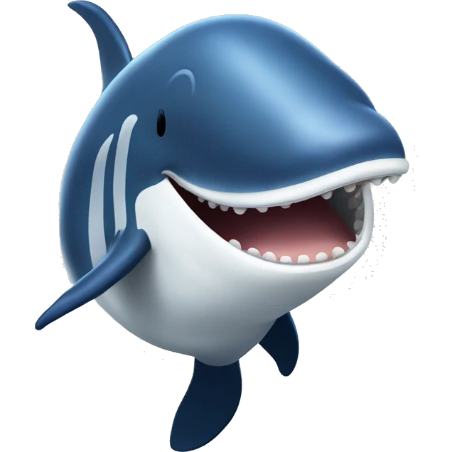 singing humpback whale emoji