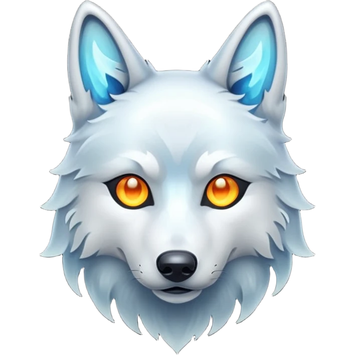 Ghost of a wolf emoji