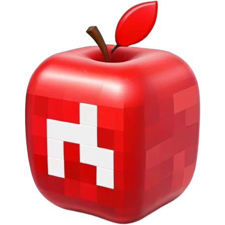 Minecraft apple emoji