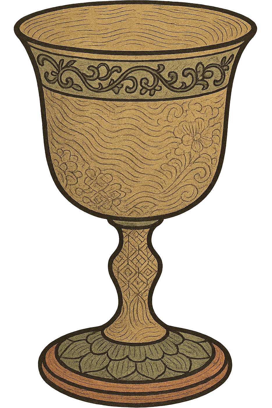 Kiddush cup on transparent background emoji