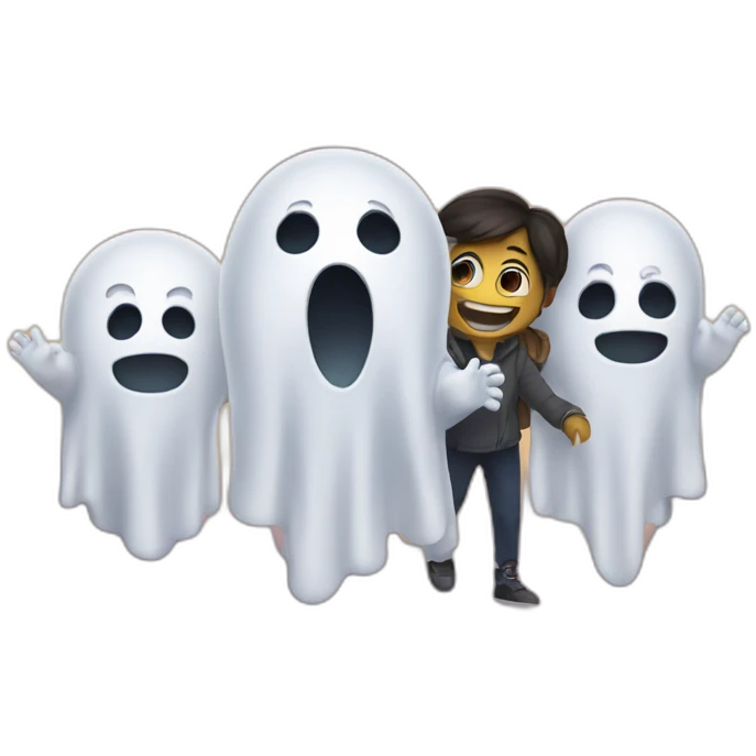 Ghost and pals emoji