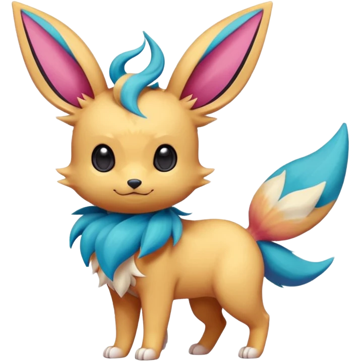 Eeveelution-Cute-Pokémon-fusion full body emoji