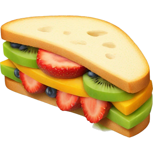 Fruit sandwich emoji
