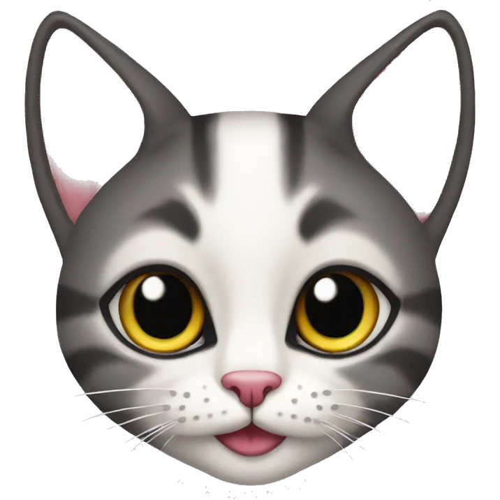 Coquette cat emoji