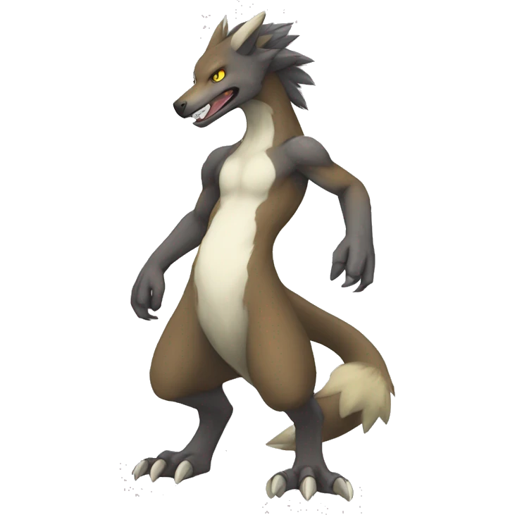Lombax-Sergal-Vernid-Fakemon full body emoji
