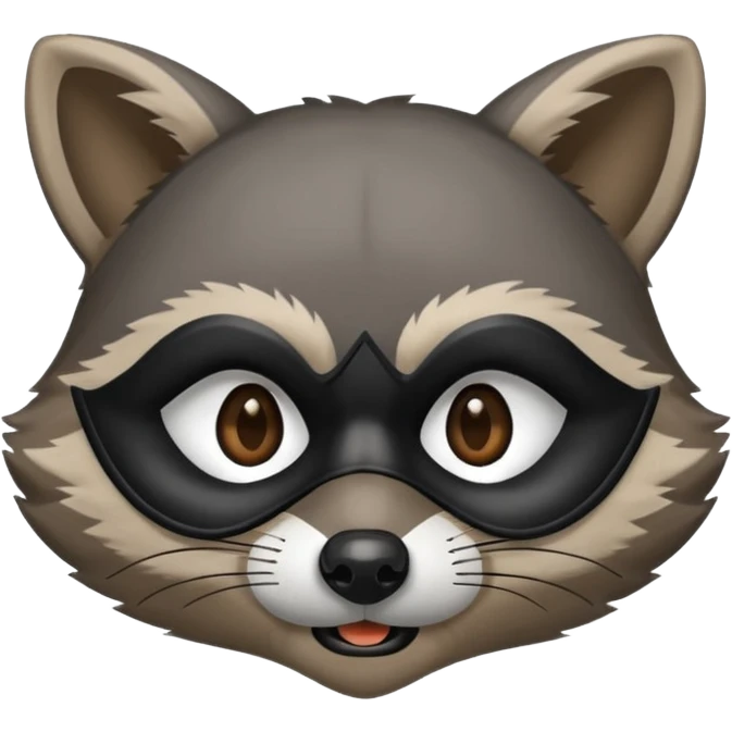 racoon head emoji