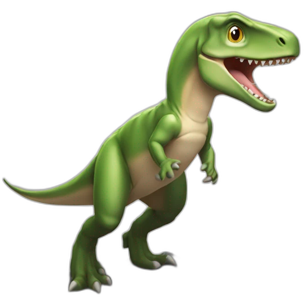 Dauphin sur dinosaure emoji