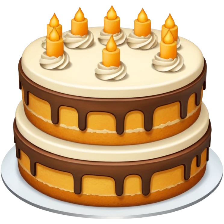 cake with separeated layer pieces emoji