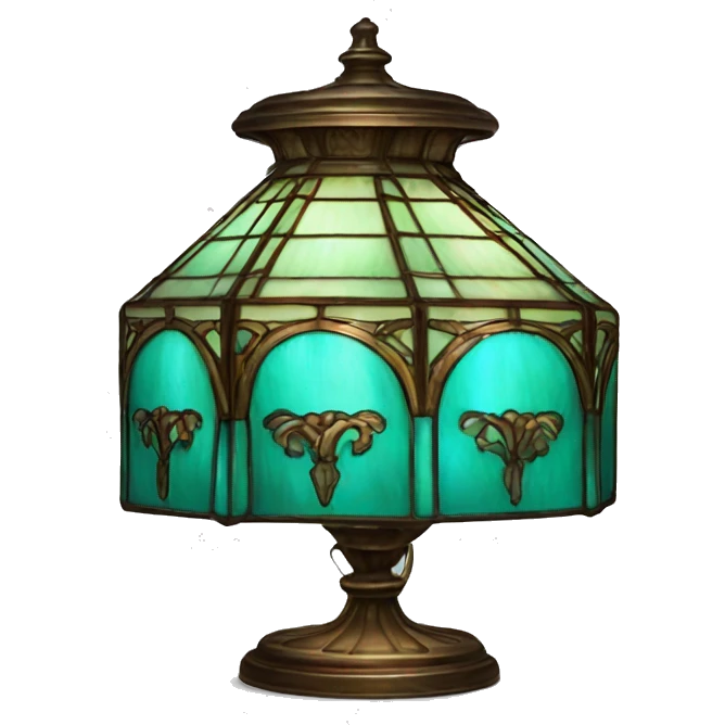 Tiffany lamp emoji