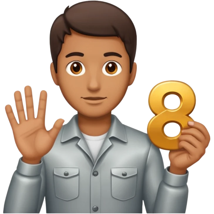 Fuse 🤷‍♂️6️⃣7️⃣ ( only put 6 and 7 in his hand and no other number emoji