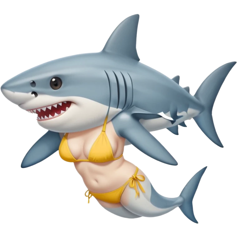 shark in a bikini  emoji