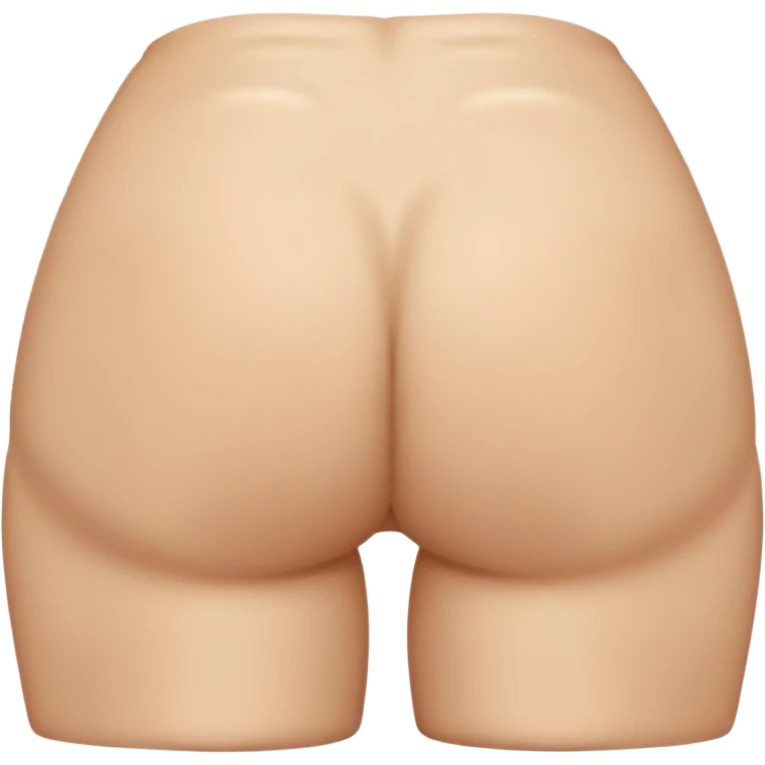 large naked white butt emoji