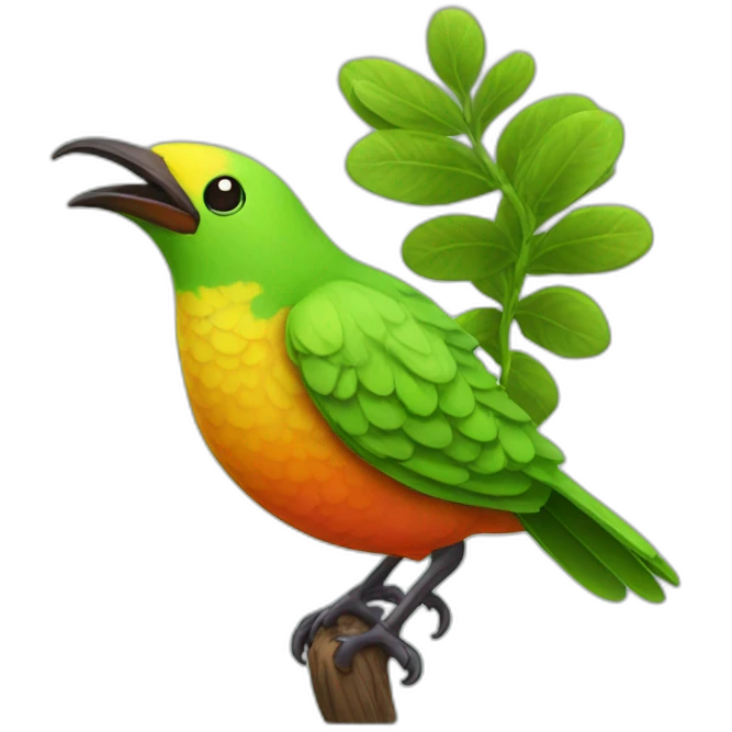 Paradise Bird plant emoji