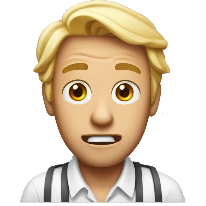 Englishman have a surprised  emoji