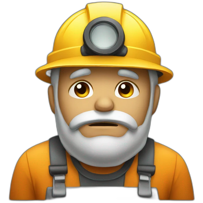 Miner sad emoji