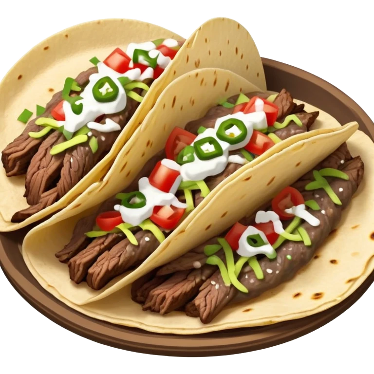 Carne asada tacos  emoji