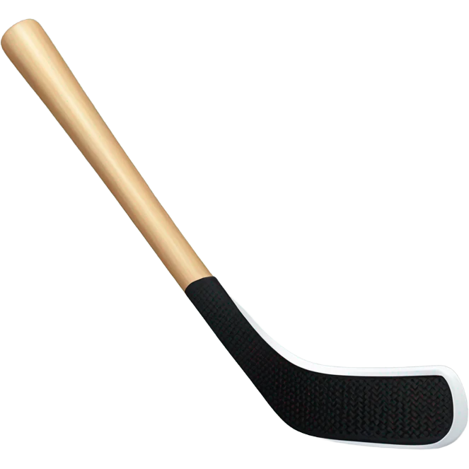 ice hockey stick and puck emoji