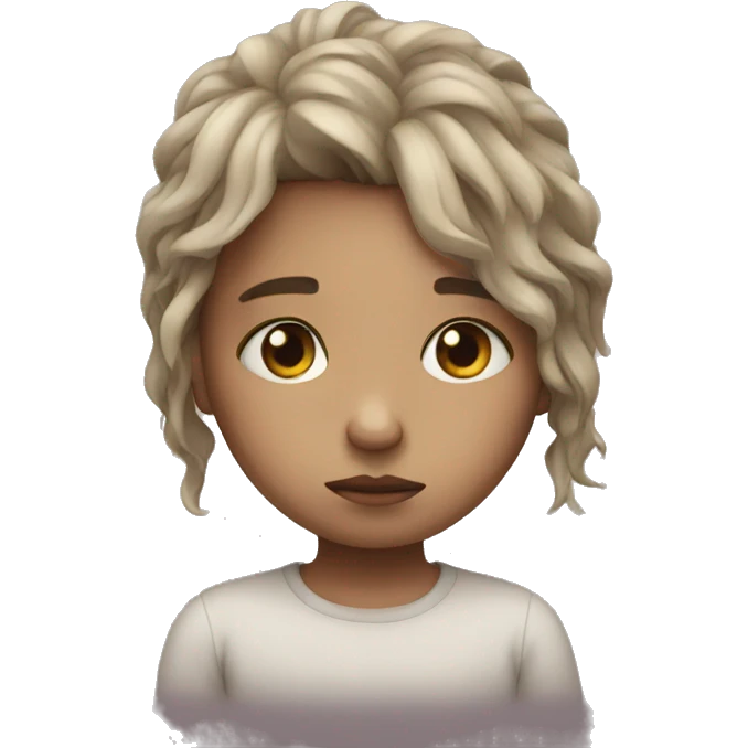 Sad girl emoji