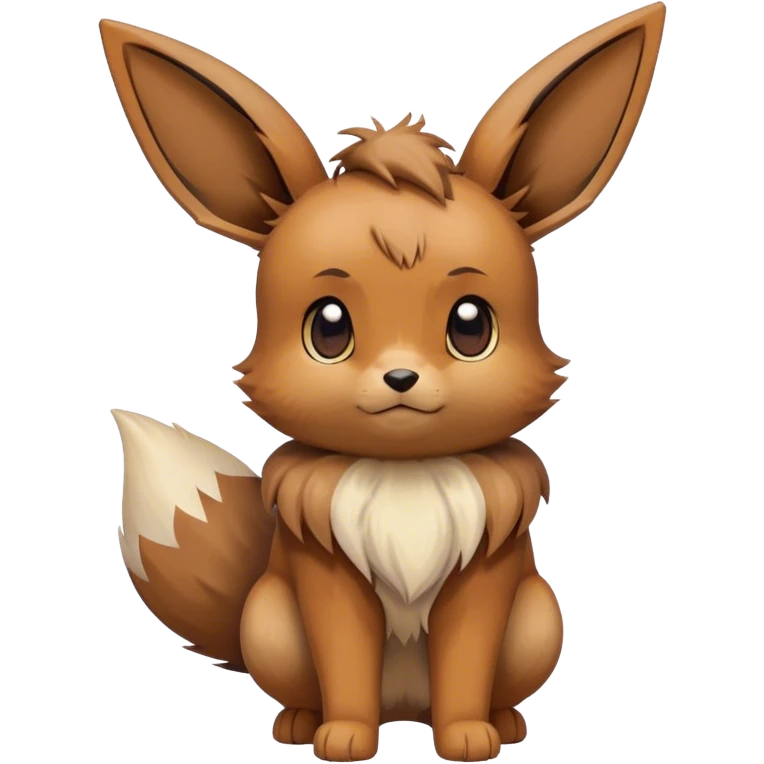 Eevee, full body, high quality emoji