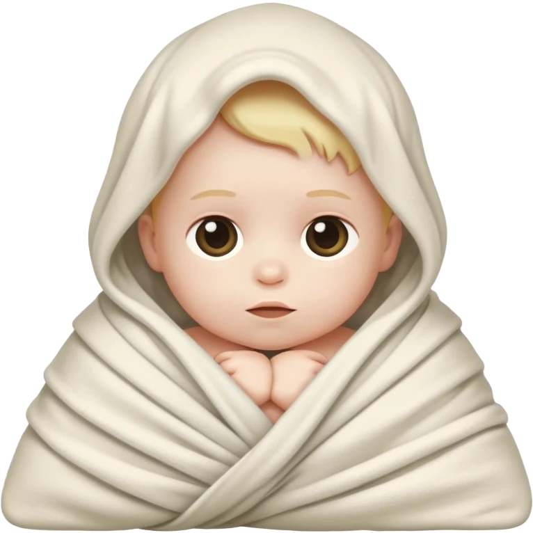 baby in a blanket emoji