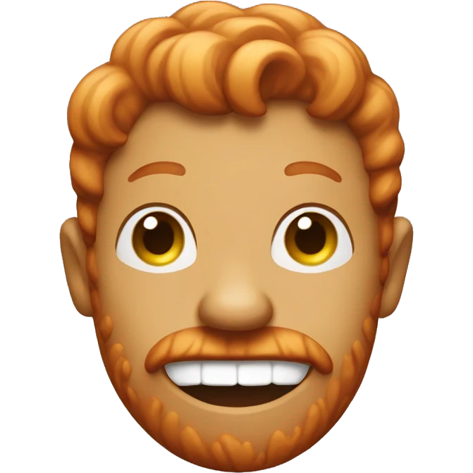 gingerman silly emoji