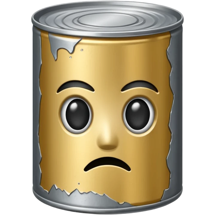 
expressionless tincan emoji