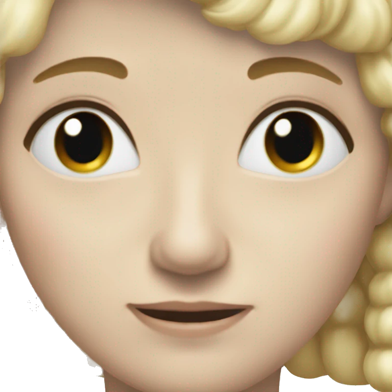 Белый шпиц emoji
